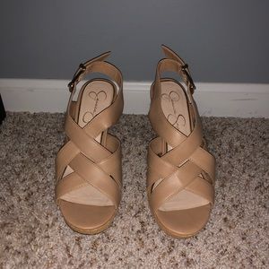 Tan Wedges